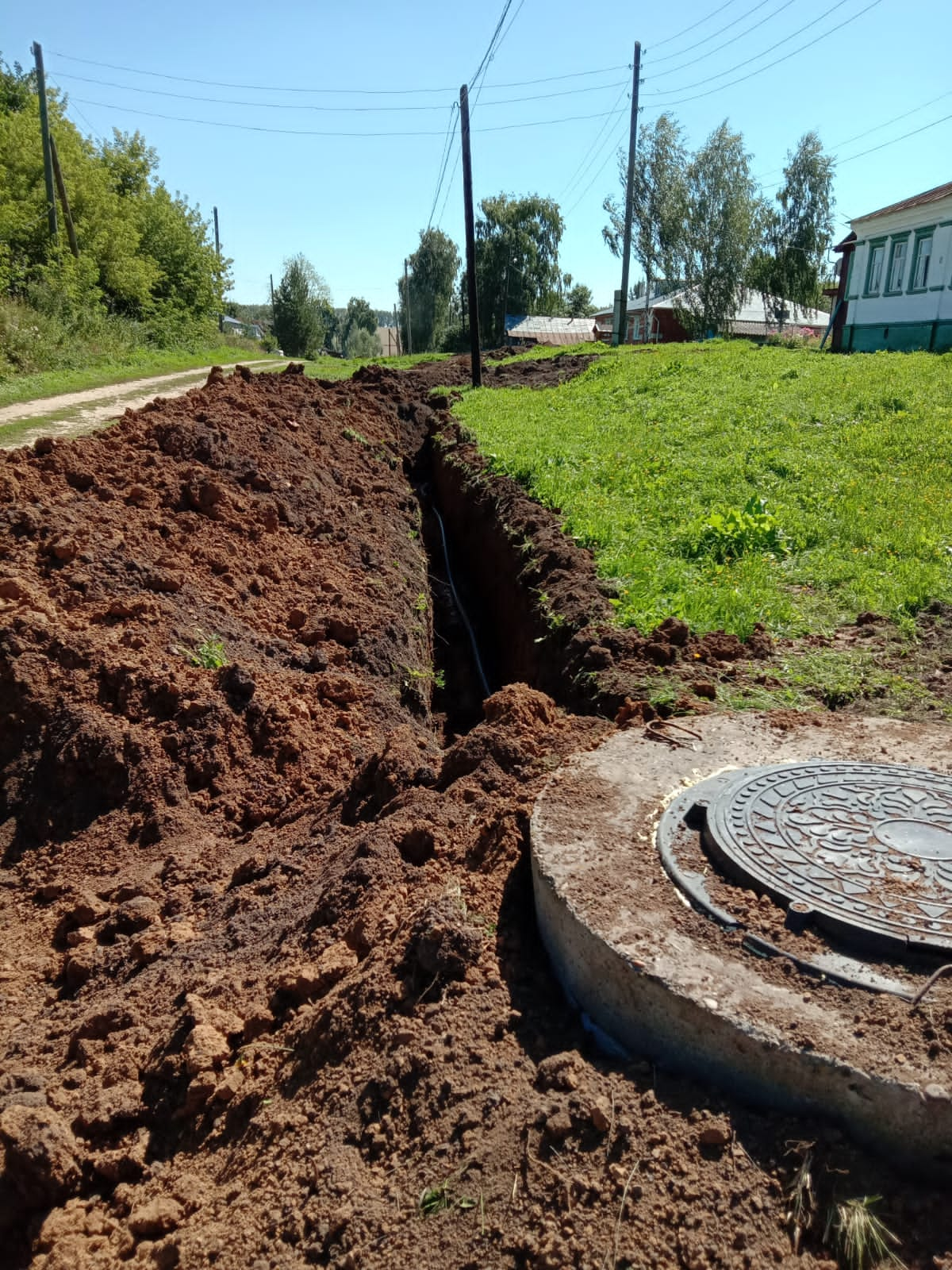 Замена водопроводных сетей в с.Крюковка