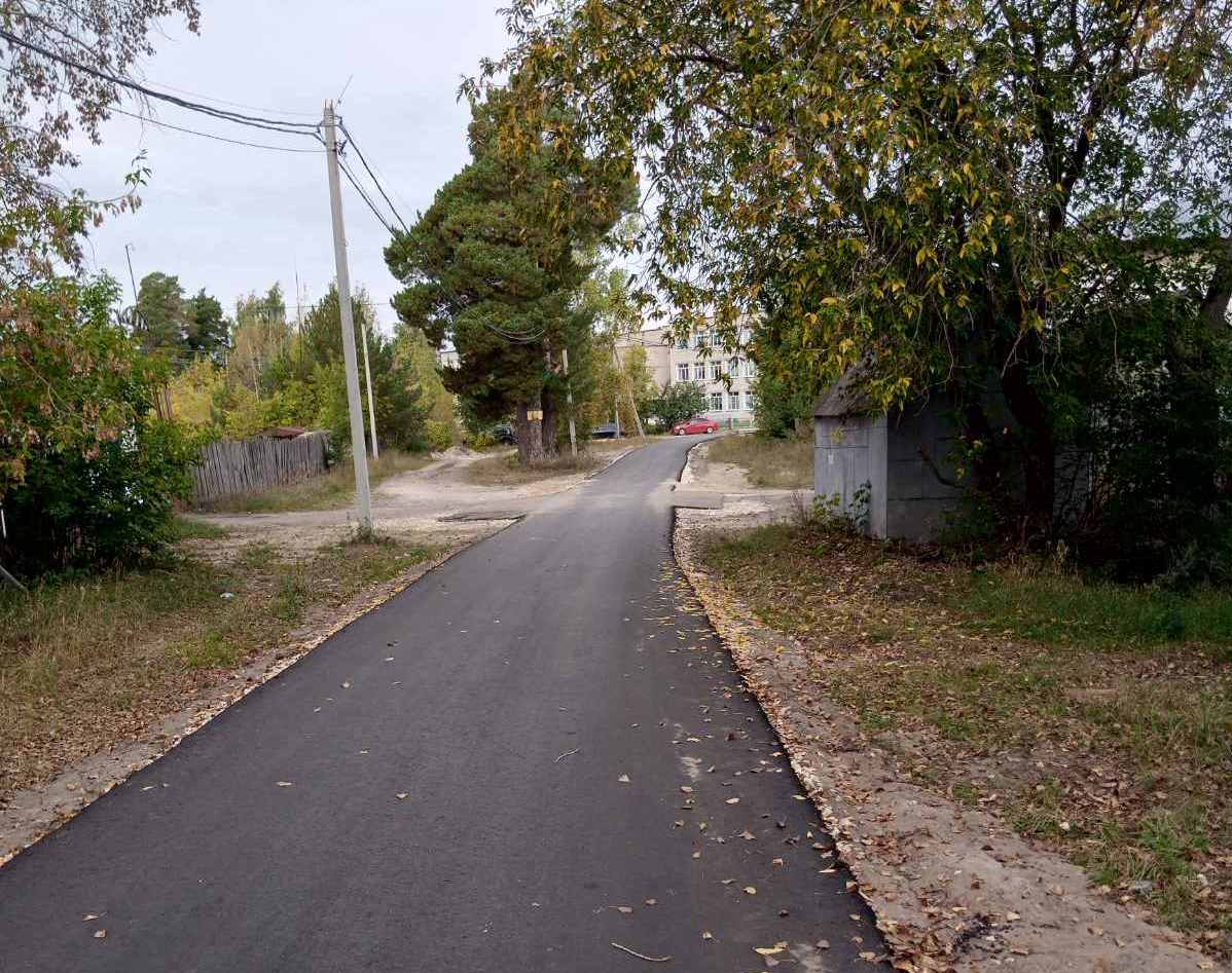 Устройство асфальтобетонного покрытия по ул. Школьная от ул. Герцена до ул. Ленина с заездом к поликлинике в ППК