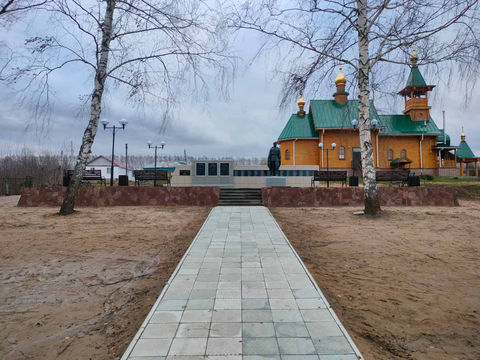 Ремонт памятника погибшим в ВОВ в с. Ачка