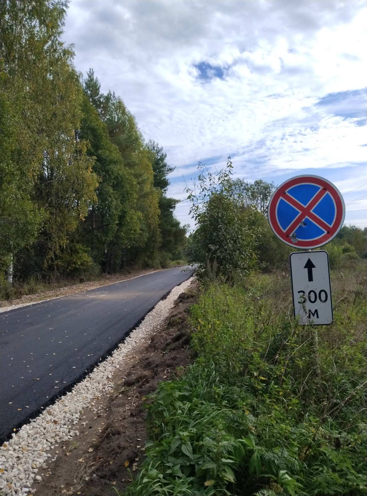 Ремонт а-дороги подъезда к д.Чудово