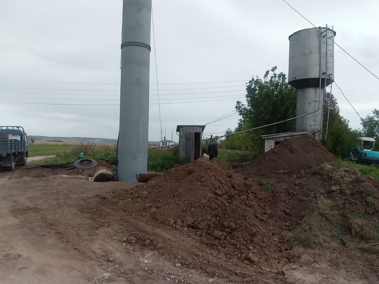 Замена   водонапорной башни в с.Горки