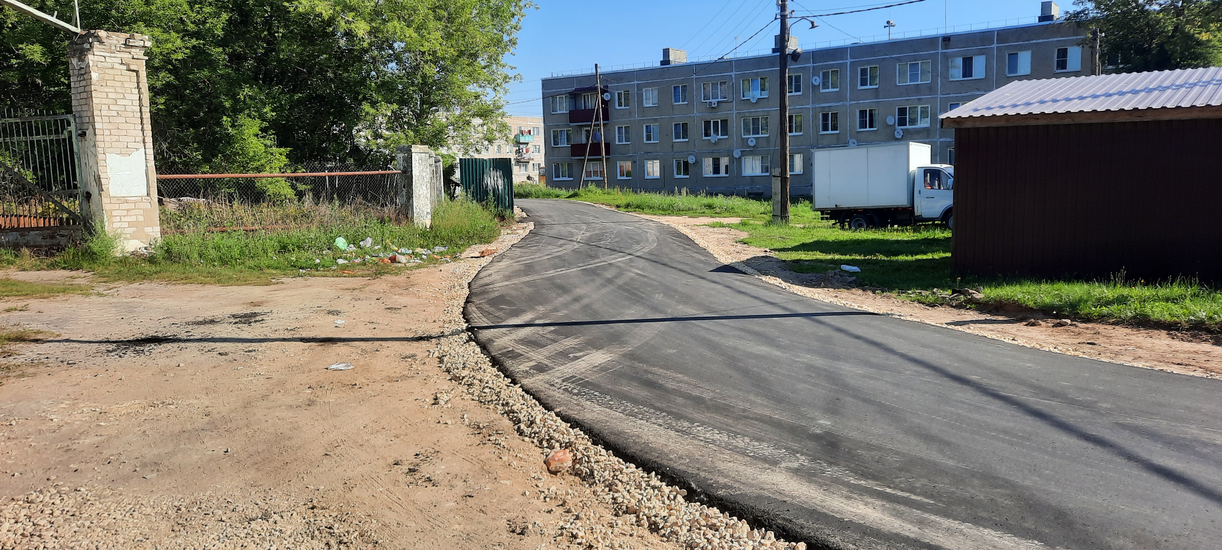 Ремонт дороги с. Грудцино пер. Заводской