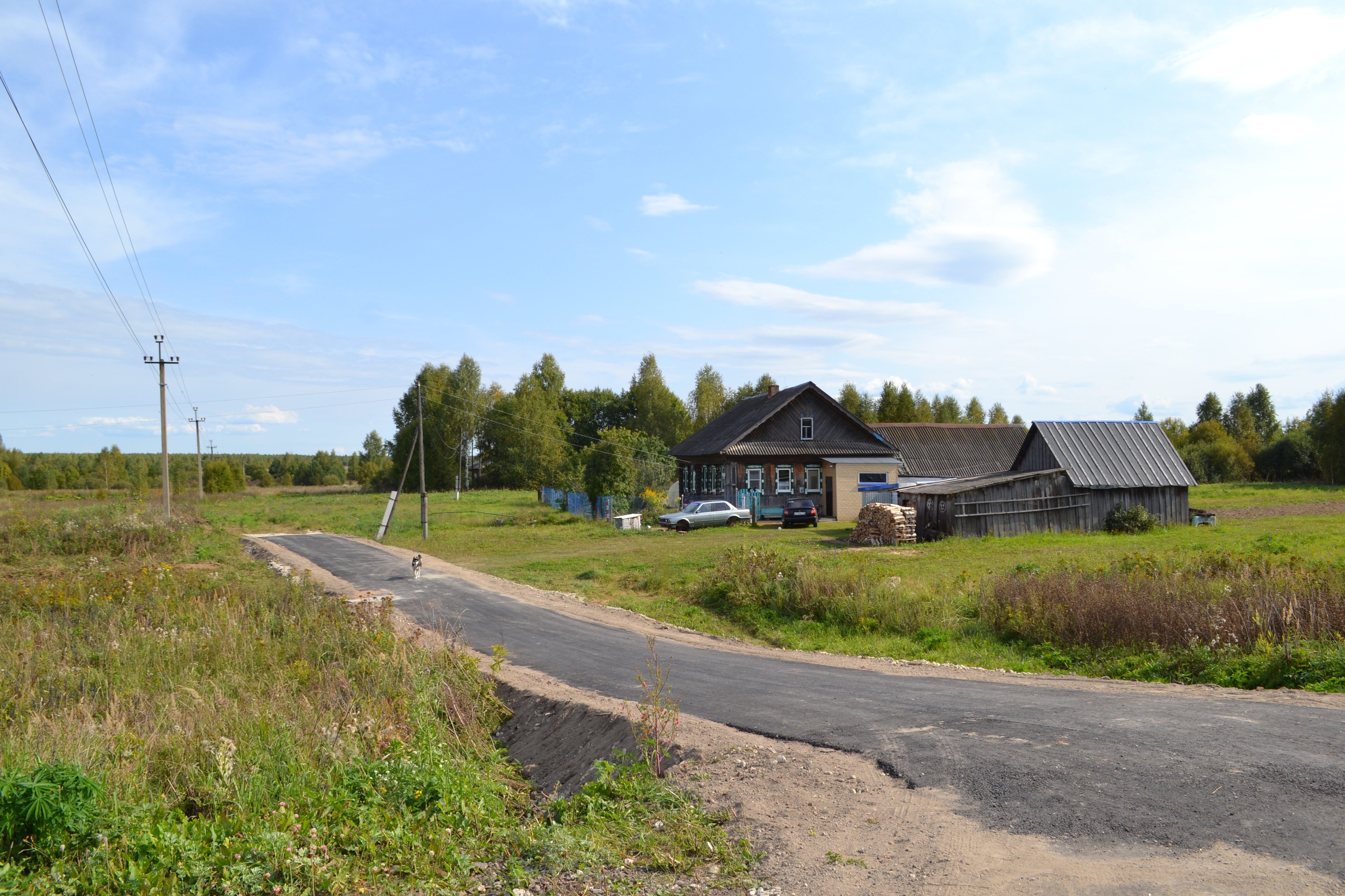 Ремонт автомобильной дороги  в с.Пакали