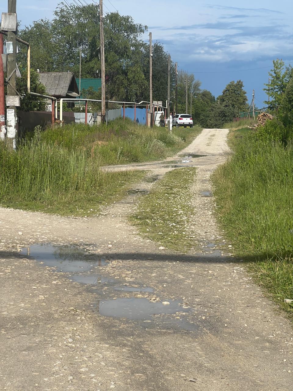 Ремонт дороги в дер.Ильина Гора (от дома 62 по дом 141) Володарского муниципального округа Нижегородской области