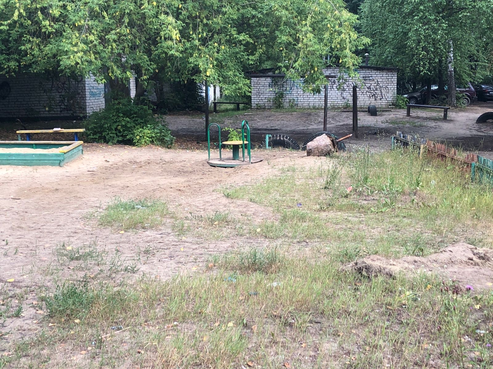 Устройство детской площадки в районе дома №38 по ул.Горького в г.Балахна Балахнинского муниципального округа