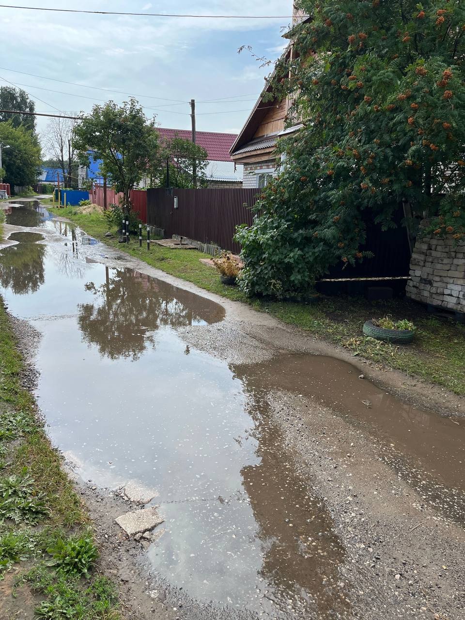 Выполнение работ по ремонту автомобильной дороги в д.Шеляухово Балахнинского муниципального округа