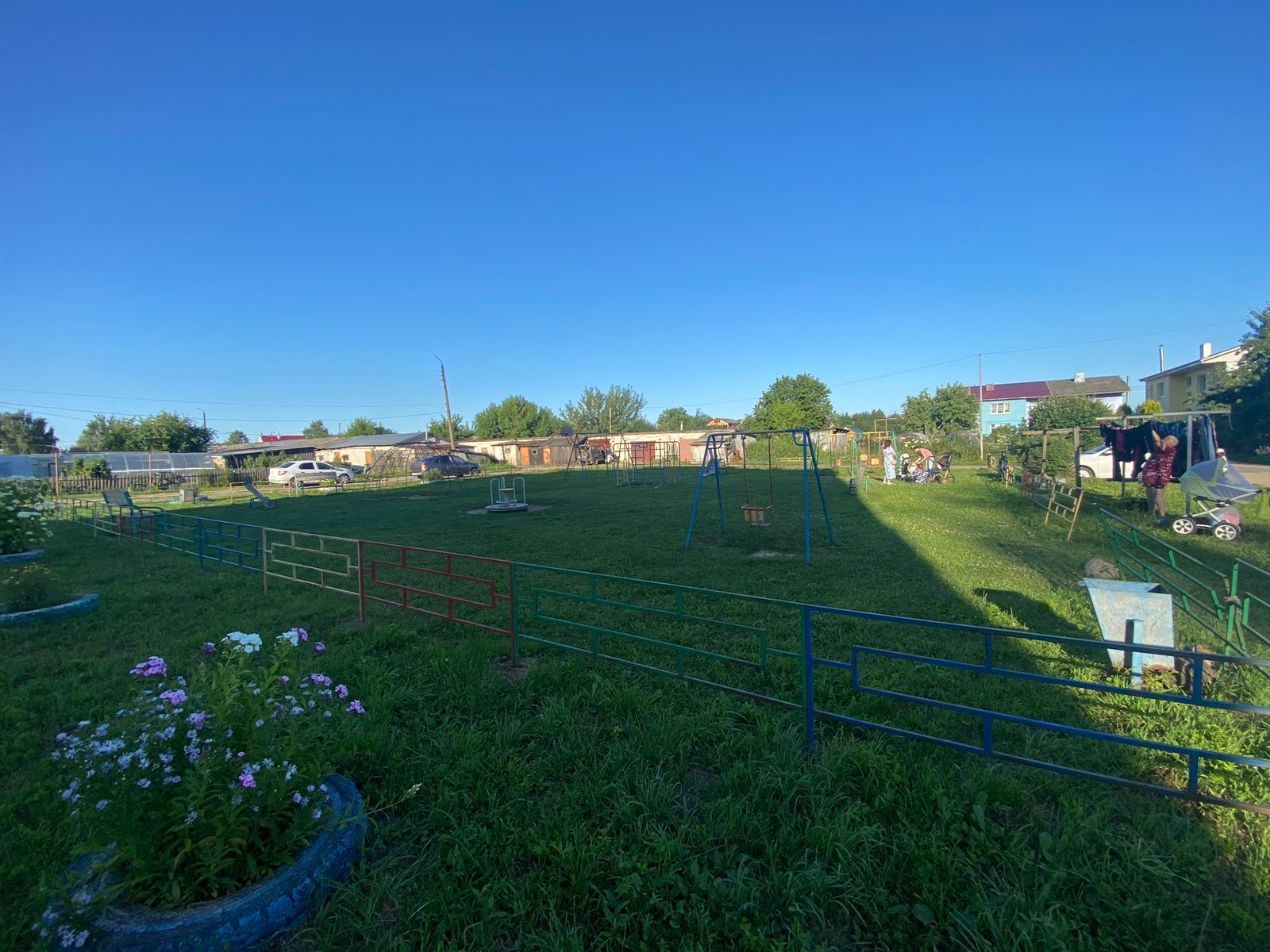 Замена детской площадки д.Серково