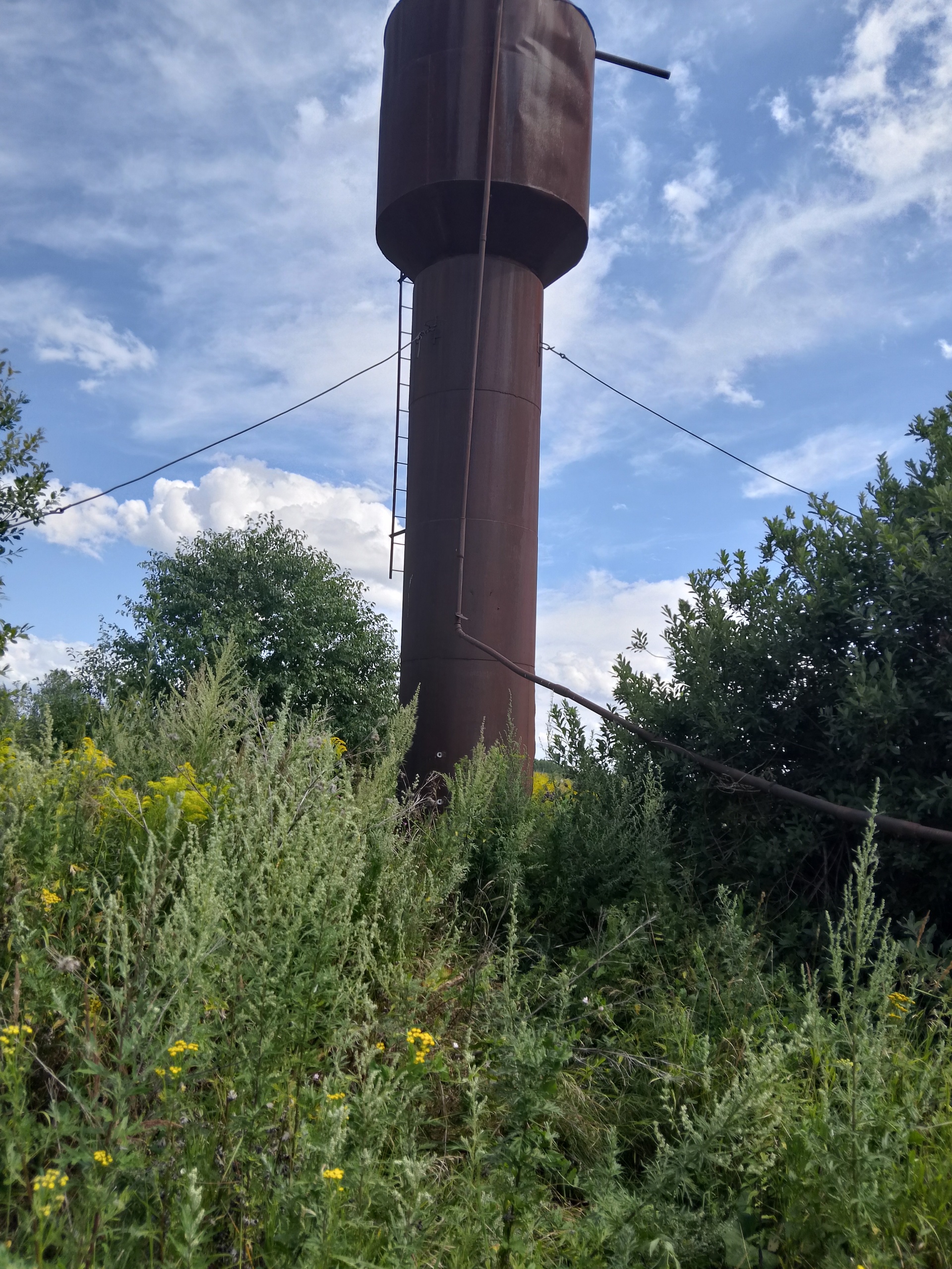 Ремонт водопроводной сети по ул.Советская и ул.Труда и установка водонапорной башни в с.Вазьянка Спасского муниципального округа Нижегородской области