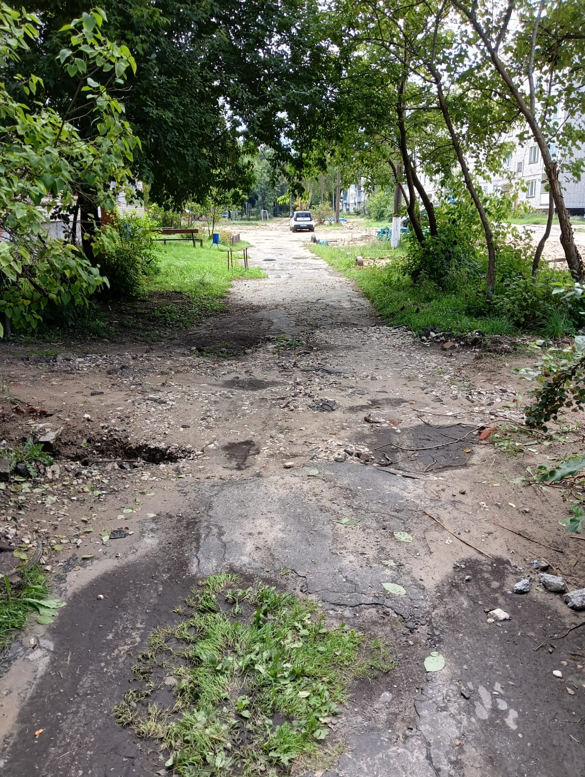 Ремонт придомовых территорий рп.Центральный ул.Школьная д.1 и д.2, ул.60 лет Октября д.1, ул. 60 лет Октября д.2