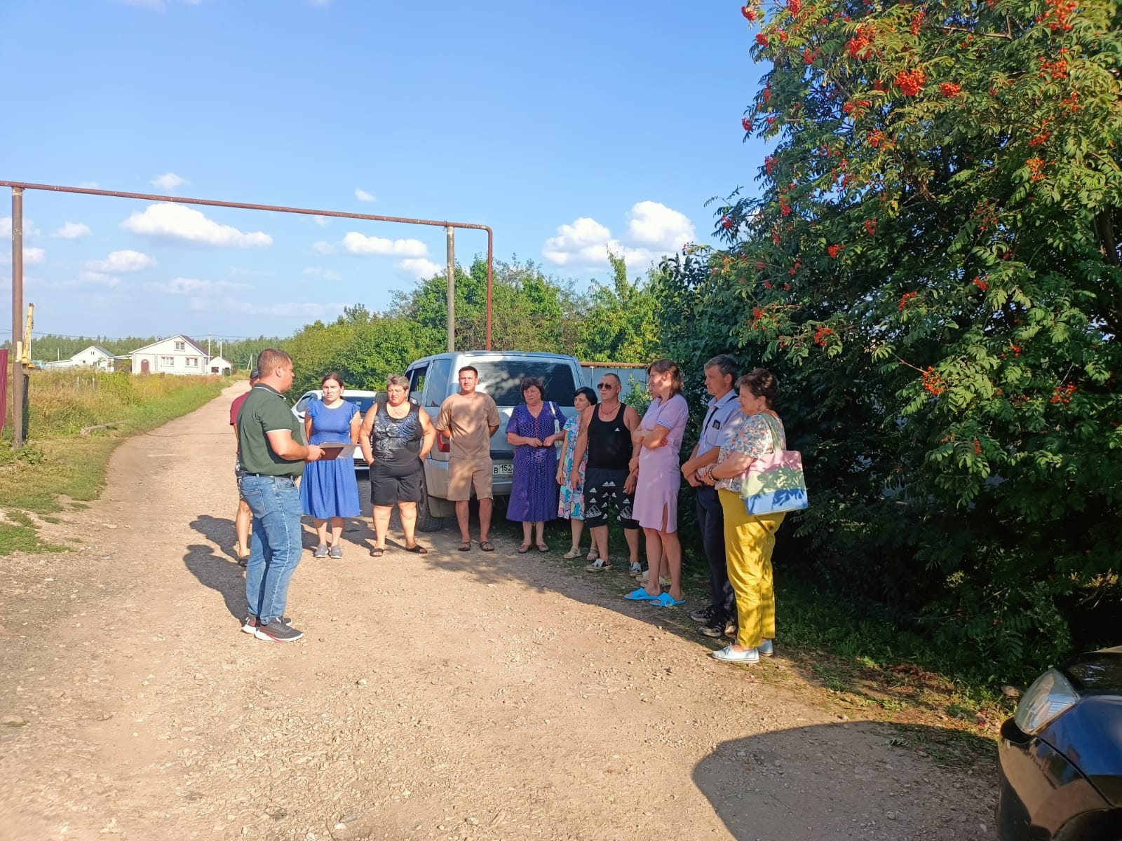 Ремонт водопроводной сети по ул.Южная с установкой водонапорной башни в с.Спасское Спасского муниципального округа Нижегородской области