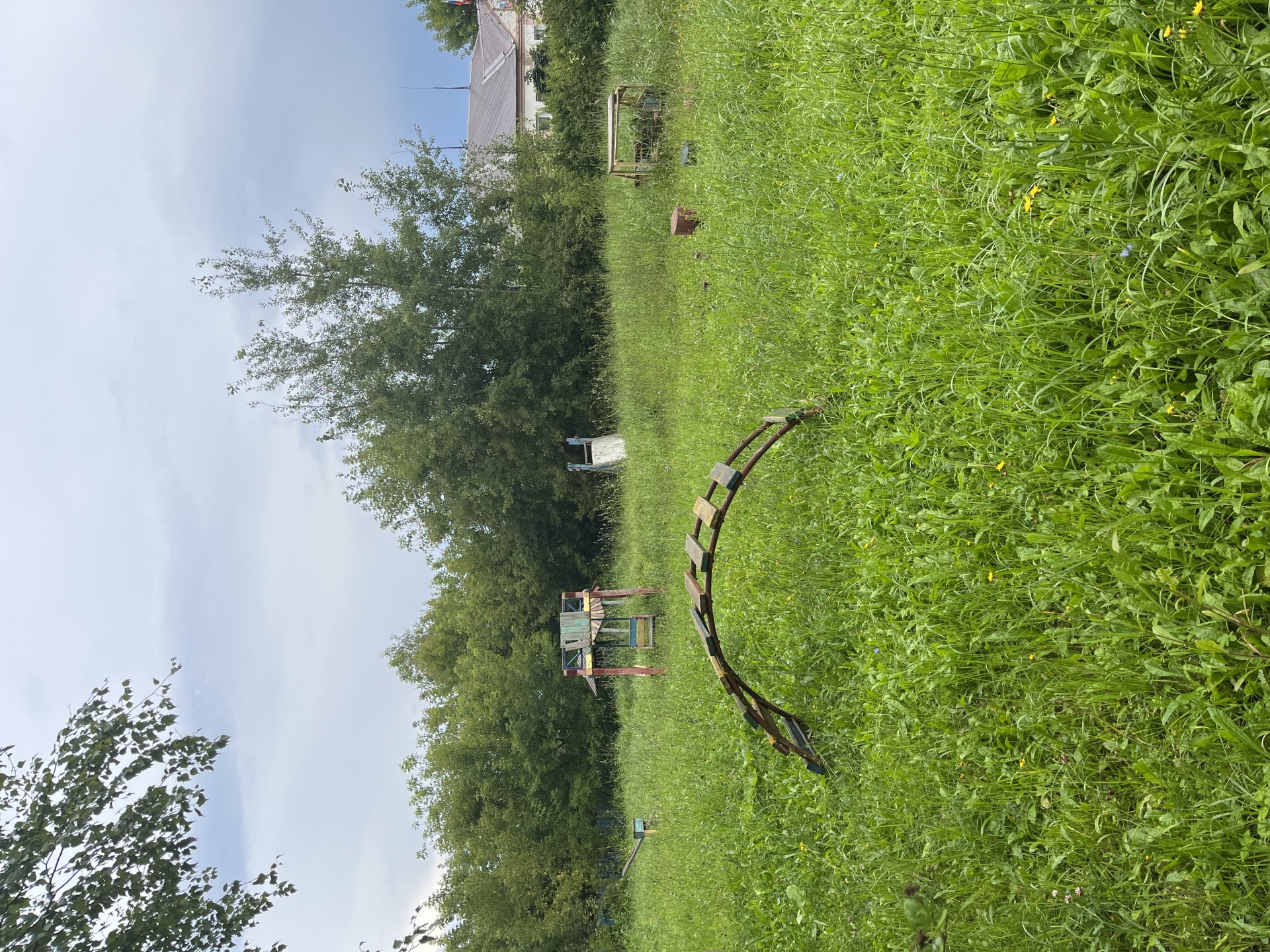 Благоустройство детской площадки в селе Кушнур