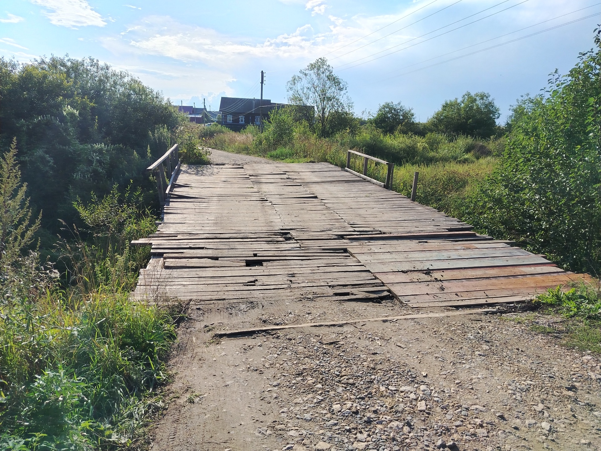 Выполнение работ по ремонту моста через р.Черная по ул.Заречная в д.Туманино м.о.г.Шахунья Нижегородской области