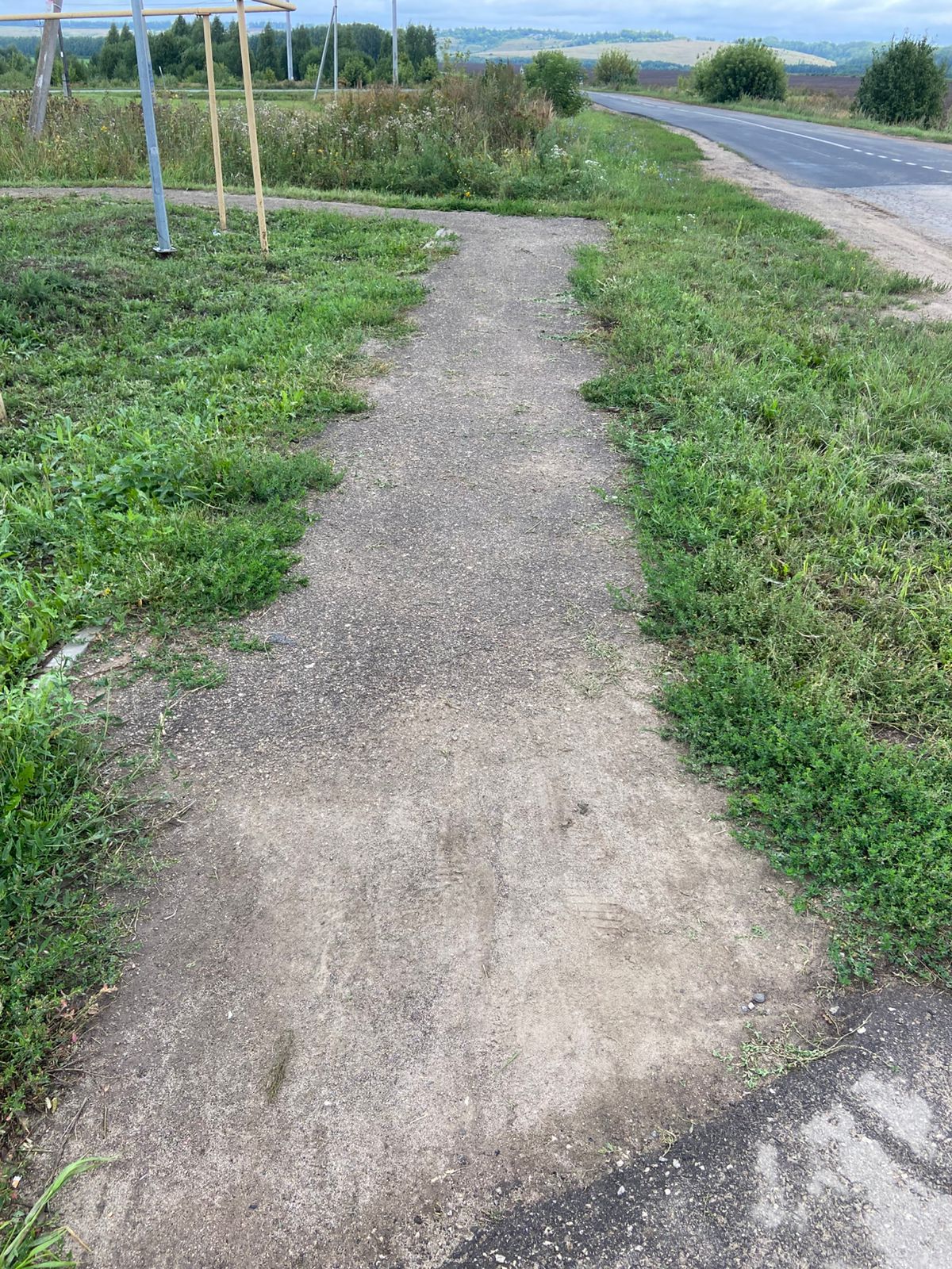 Ремонт тротуара по ул.Аграрная в г.Княгинино Нижегородской области