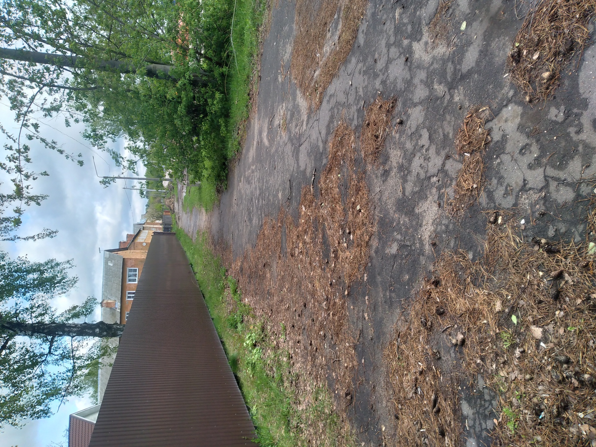 Ремонт тротуара по ул.Мира от школы до больницы в п.Сатис Дивеевского муниципального округа Нижегородской области