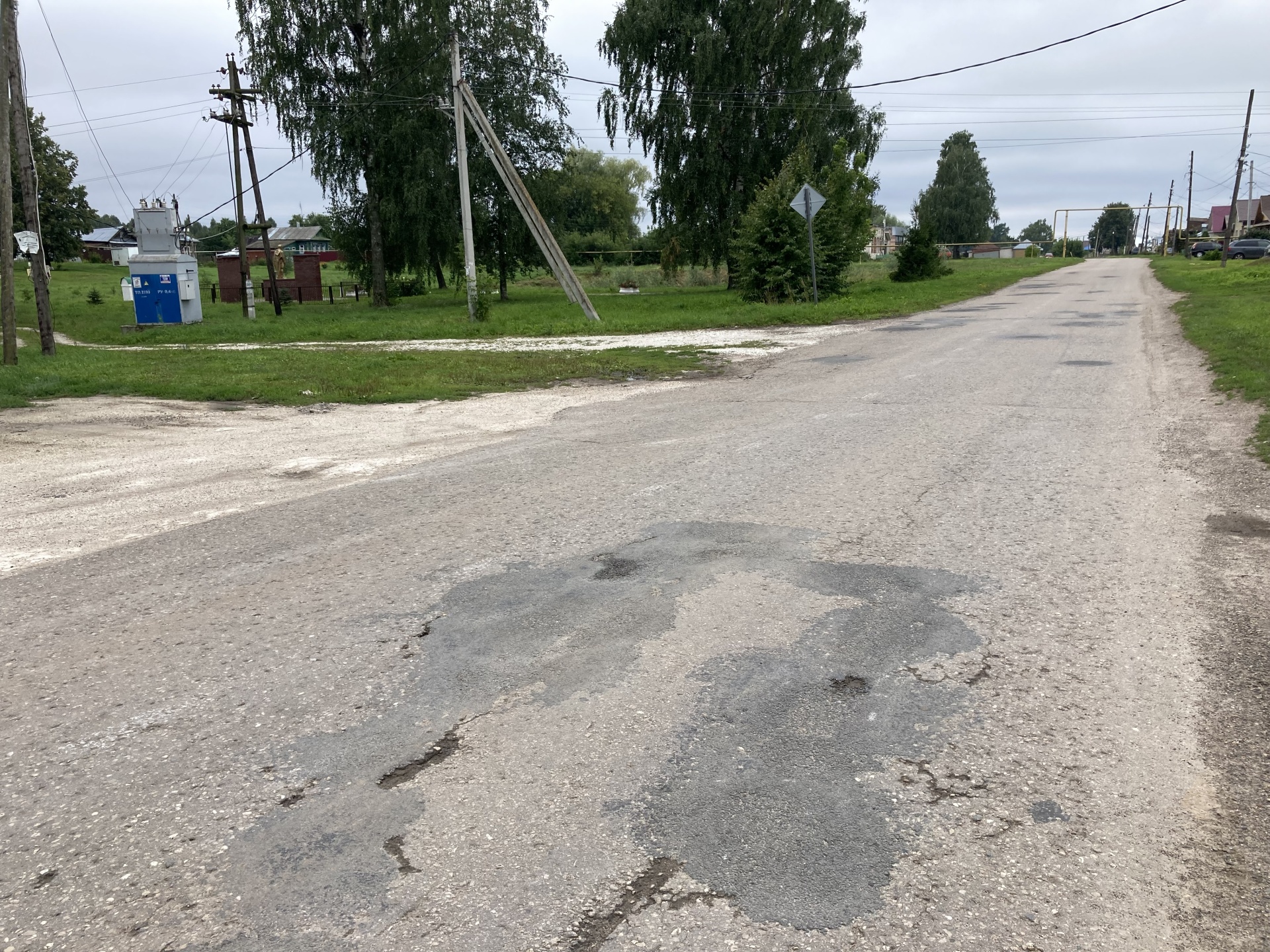 Ремонт автодороги от д.105 по ул.Центральная до д.4 по пер.Школьный в с.Абабково Павловского МО Нижегородской обл.