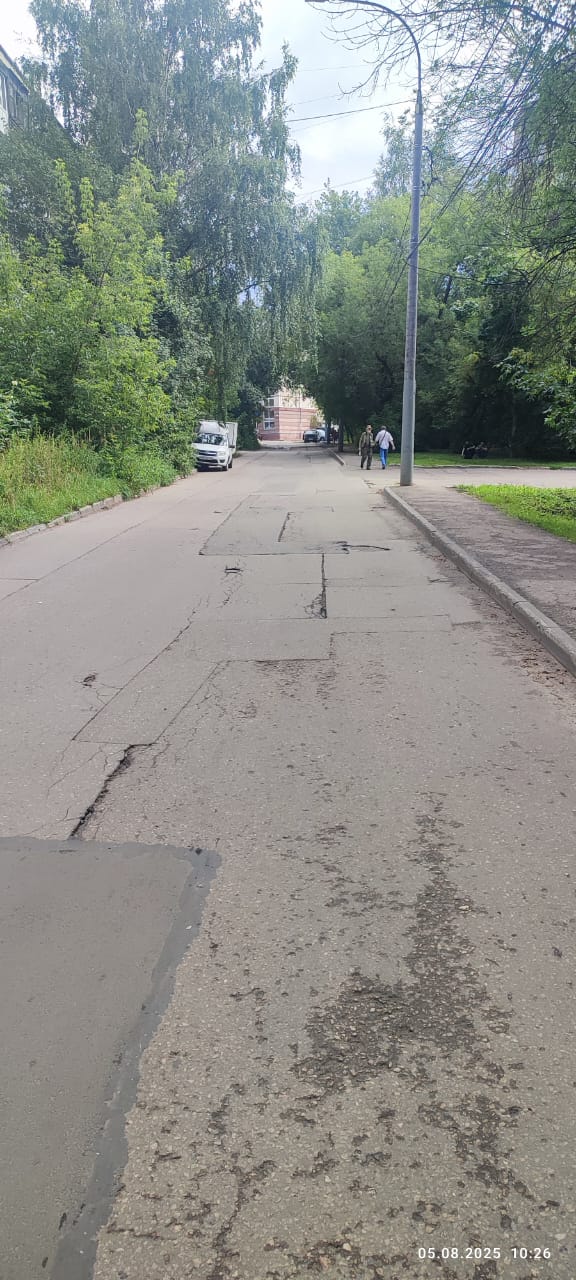 Ремонт объекта: «Улица Маршала Голованова от пр.Гагарина до дома 5а по улице Ларина (окружная дорога м/р Щербинки-1)» (проезжая часть на участке от дома 7а по ул.Ларина до дома 19 по ул. Щербинки-1) Приокского района города Нижнего Новгорода