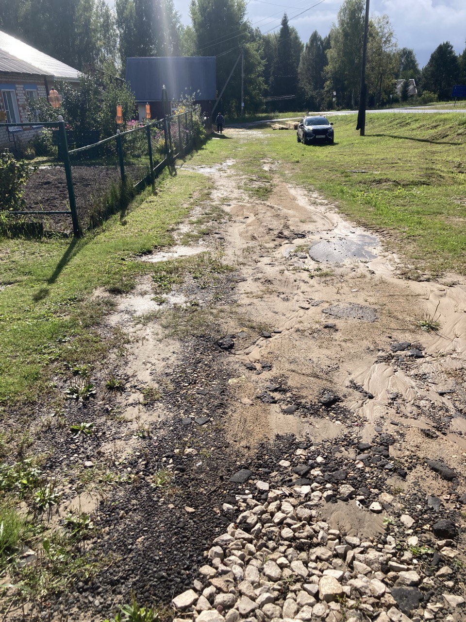 Ремонт проездов к многоквартирным домам на ул.Молодежная в д.Понурово Ковернинского муниципального округа Нижегородской области