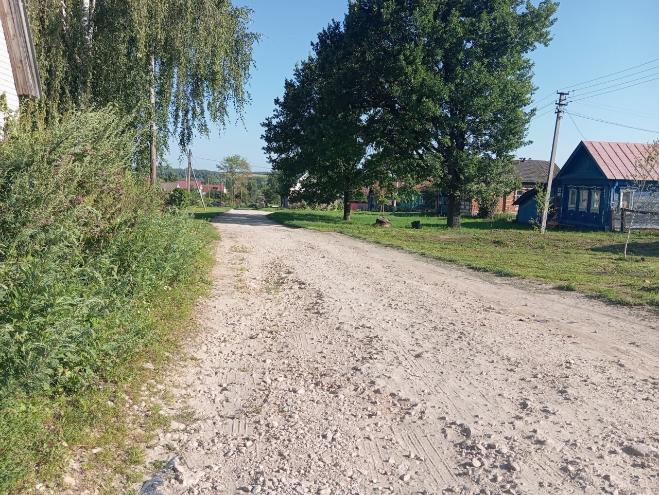 Ремонт дороги по ул. Широкая д. Летнево Лысковского муниципального округа Нижегородской области