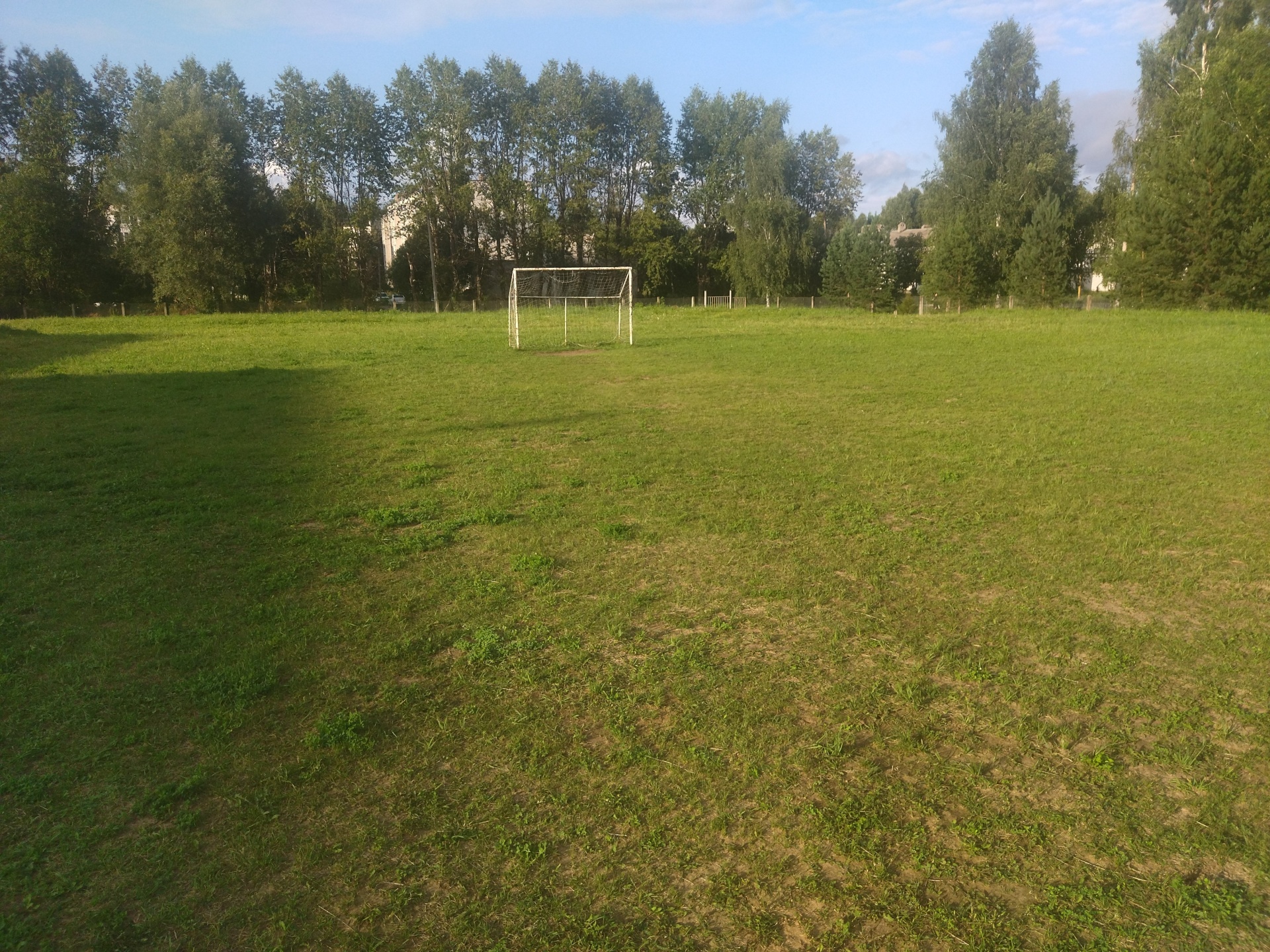 Обустройство спортивной площадки и беговой дорожки на территории средней школы № 5 г.Лысково Нижегородской области