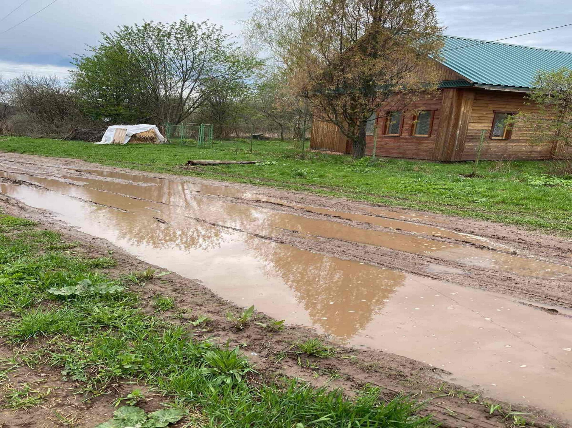 Ремонт дороги в щебеночном исполнении в д. Покровка по ул. Октября Лысковского муниципального округа Нижегородской области