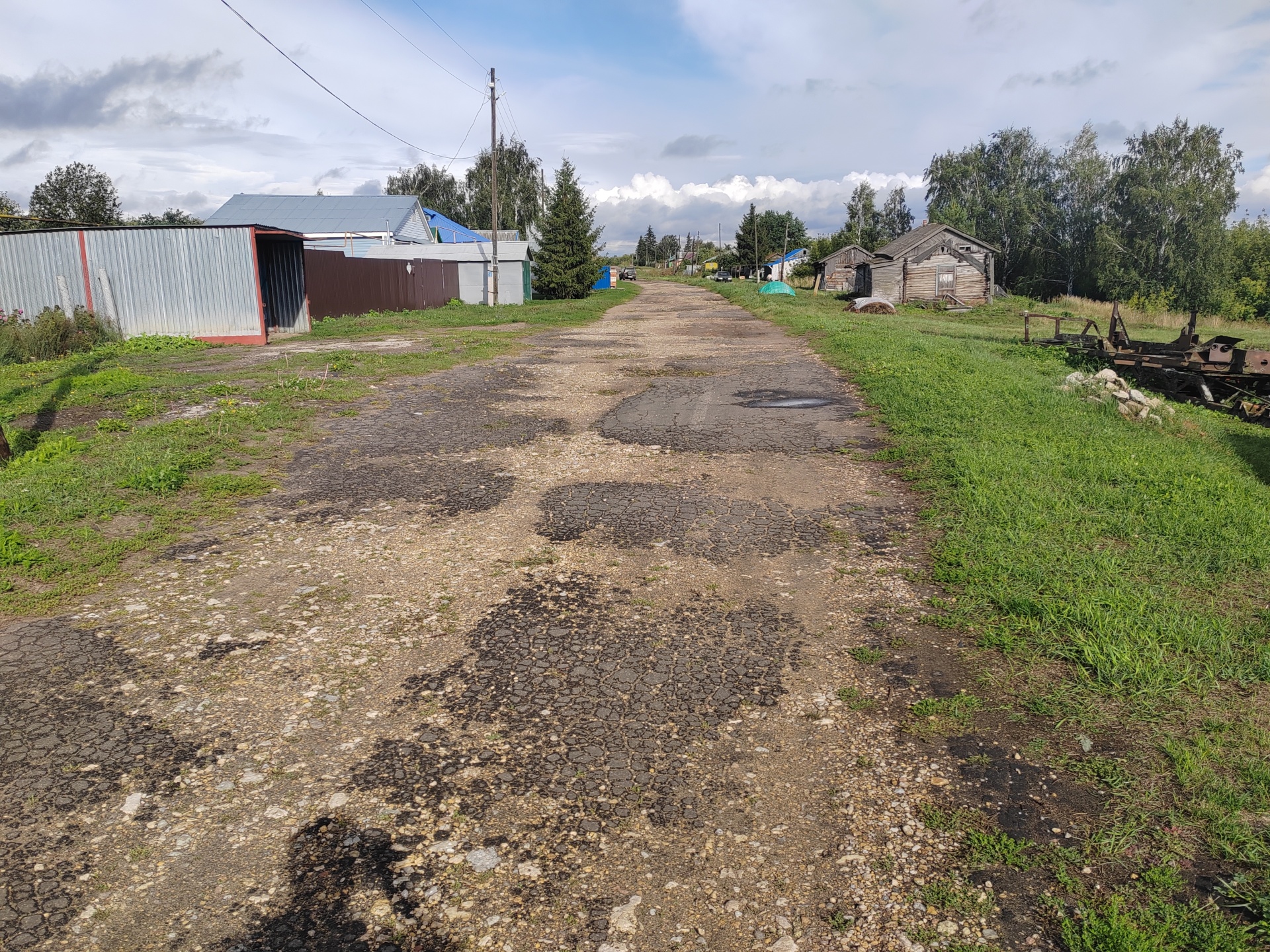 Ремонт автомобильной дороги общего пользования местного значения по ул.Центральная в с.Мамлейка Сеченовского муниципального округа Нижегородской области