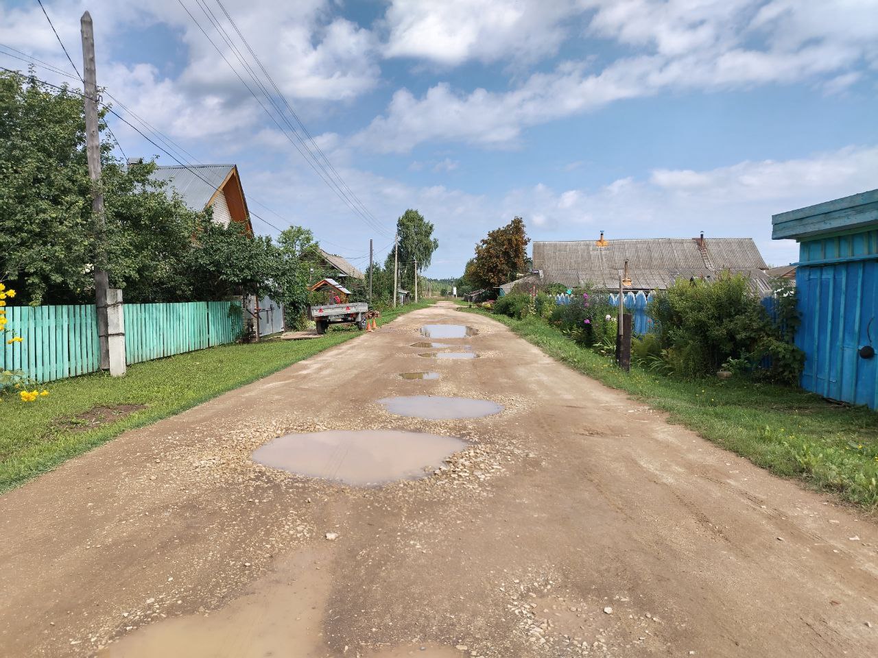 Ремонт автомобильной дороги общего пользования местного значения по ул.Зеленой в с.Ошминское Тоншаевского муниципального округа Нижегородской области