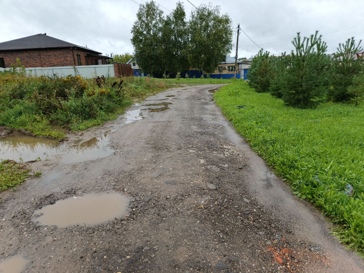 Ремонт дорожного покрытия и тротуара г.Павлово ул.Новосёлов