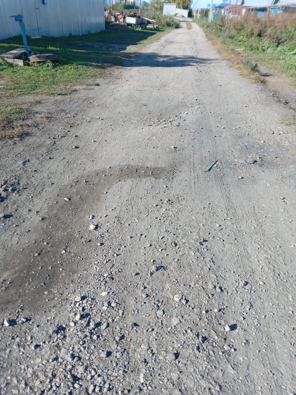 Ремонт автомобильной дороги ул.Гагарина с.Пожарки