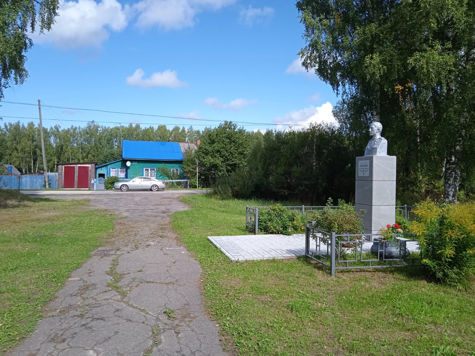 Благоустройство сквера имени Героя Советского Союза А.Н.Соколова по адресу: Нижегородская область, муниципальный округ Сокольский, д. Коренево