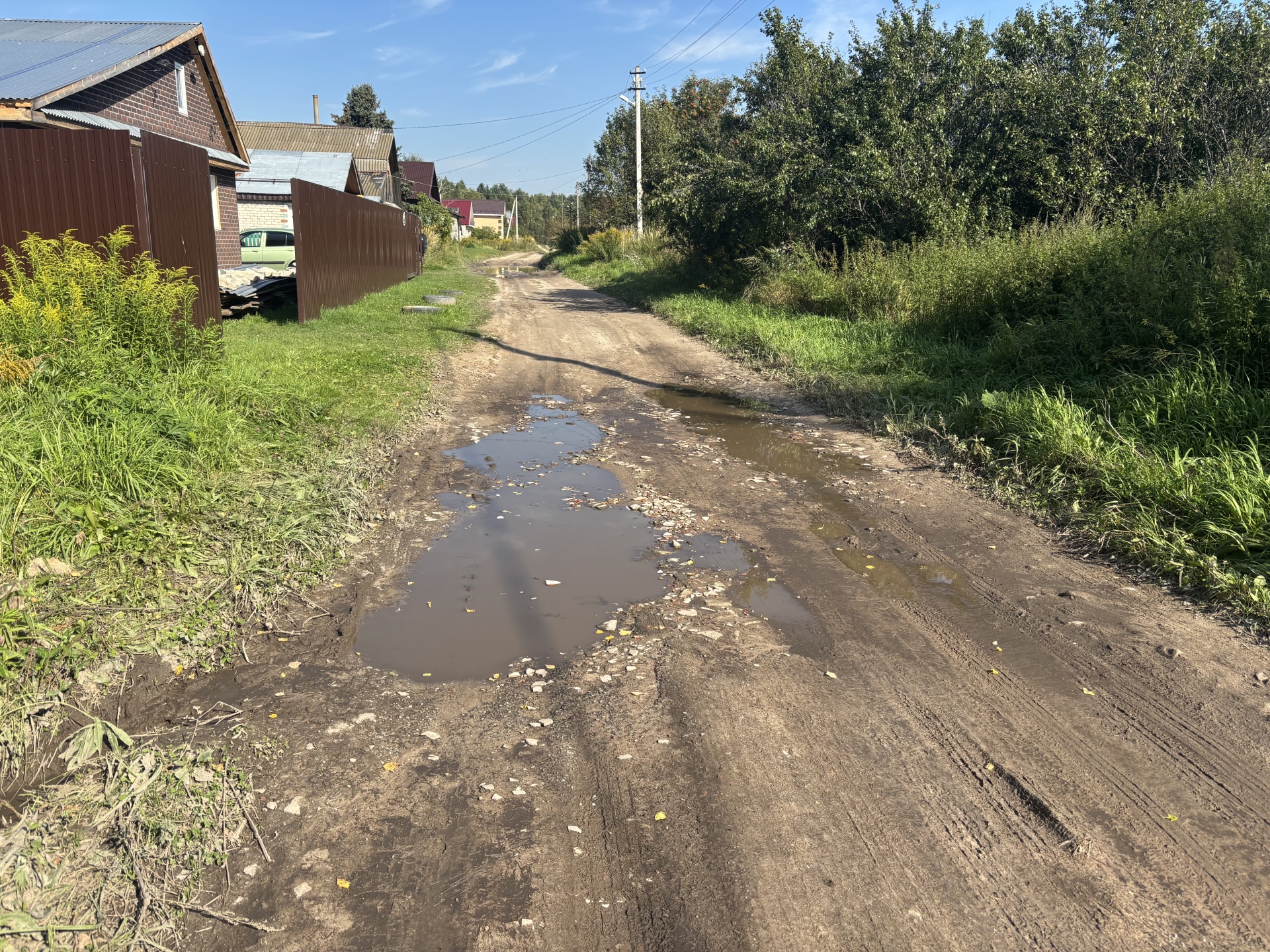 Ремонт участка автомобильной дороги д. Высоково Краснослободского с/с муниципального округа г. Бор Нижегородской области от дома №16 до дома №51