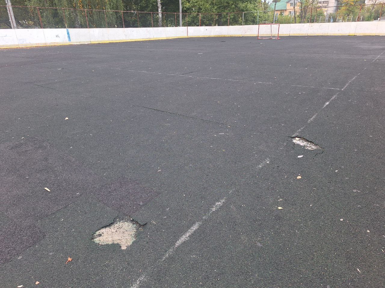 Текущий ремонт спортивной площадки на территории МАОУ лицей №180, город Нижний Новгород, пр. Ленина, д. 45, корп.5