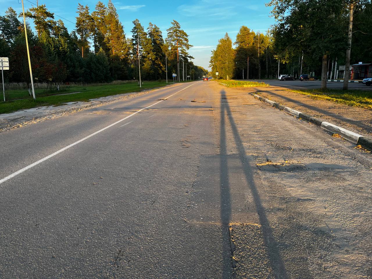 Ремонт автомобильной дороги  от МАОУ "Первомайская СШ" (корпус 3) до поворота на ул.Медгородок в г.Первомайск Нижегородской области