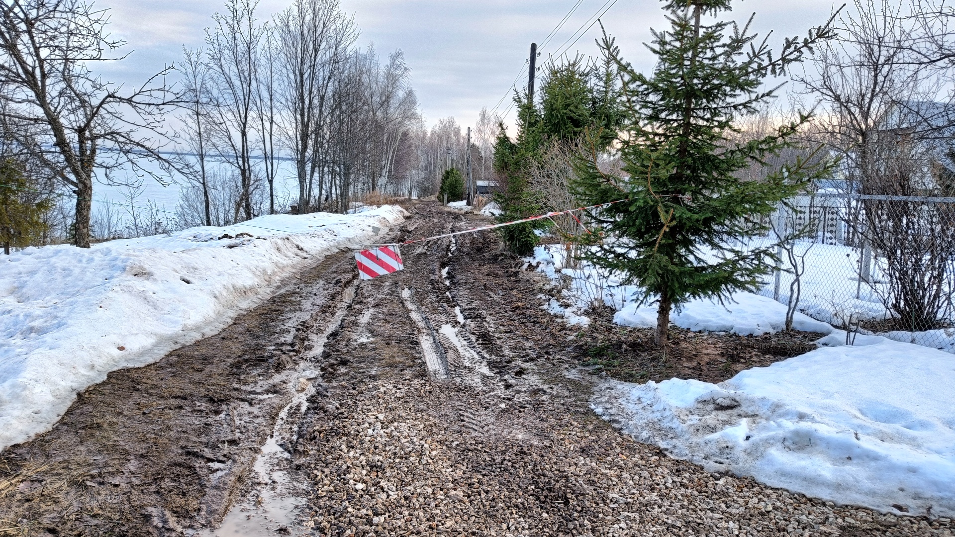 Ремонт участка дороги в д.Матренино муниципальный округ город Чкаловск Нижегородской области