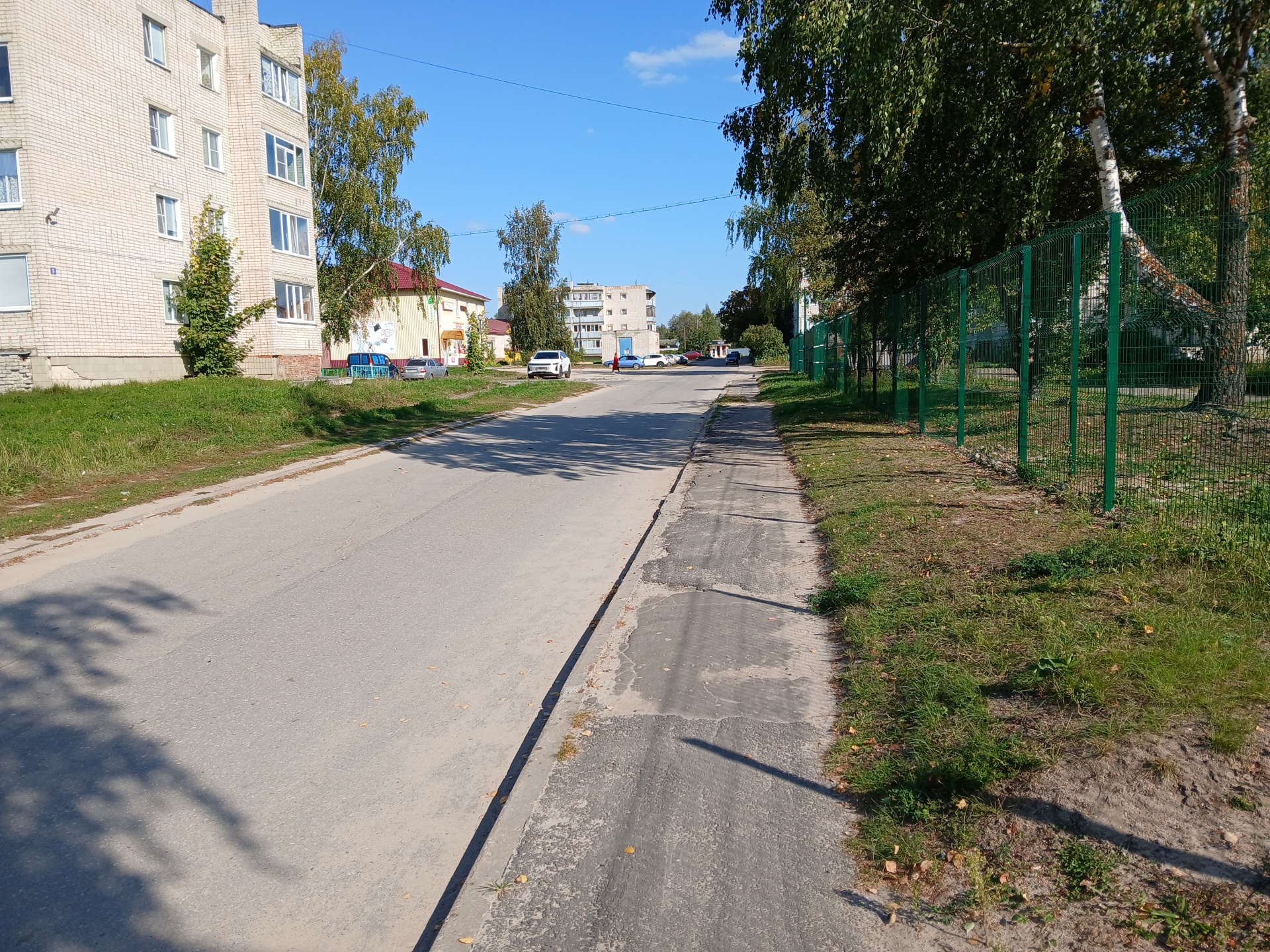 Обустройство тротуара для подхода к учреждениям социальной защиты и парковочного кармана с местами для инвалидов в р.п.Вознесенское Вознесенского муниципального округа Нижегородской области