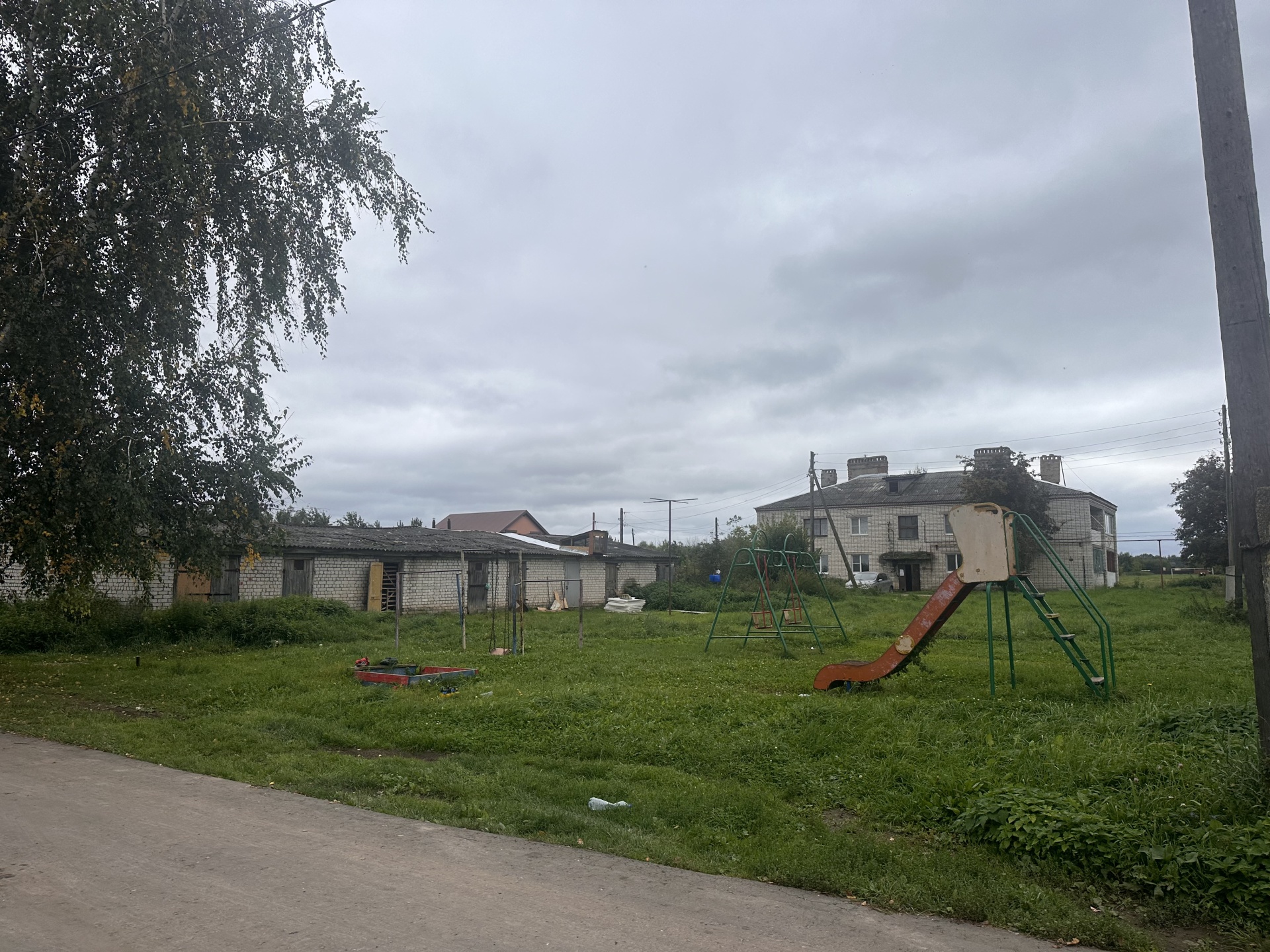 Обустройство детской площадки в с.Алешково Богородского муниципального округа Нижегородской области