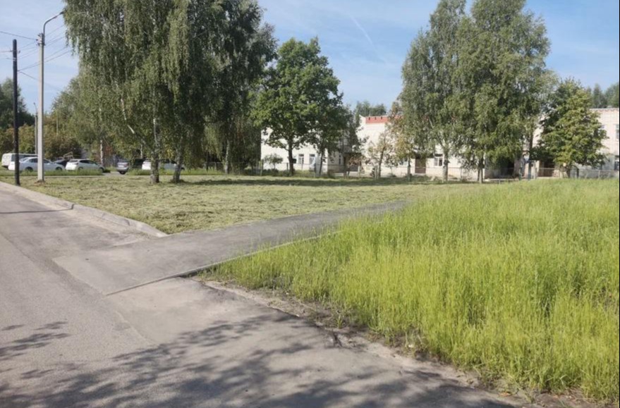 Завершена реализация инициативы по благоустройству территории перед детским садом No147  в поселке Горбатовка городского округа города Дзержинск