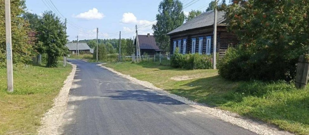 Реализована инициатива по ремонту участка автомобильной дороги между деревней Вязовка и селом Белбаж Ковернинского муниципального округа