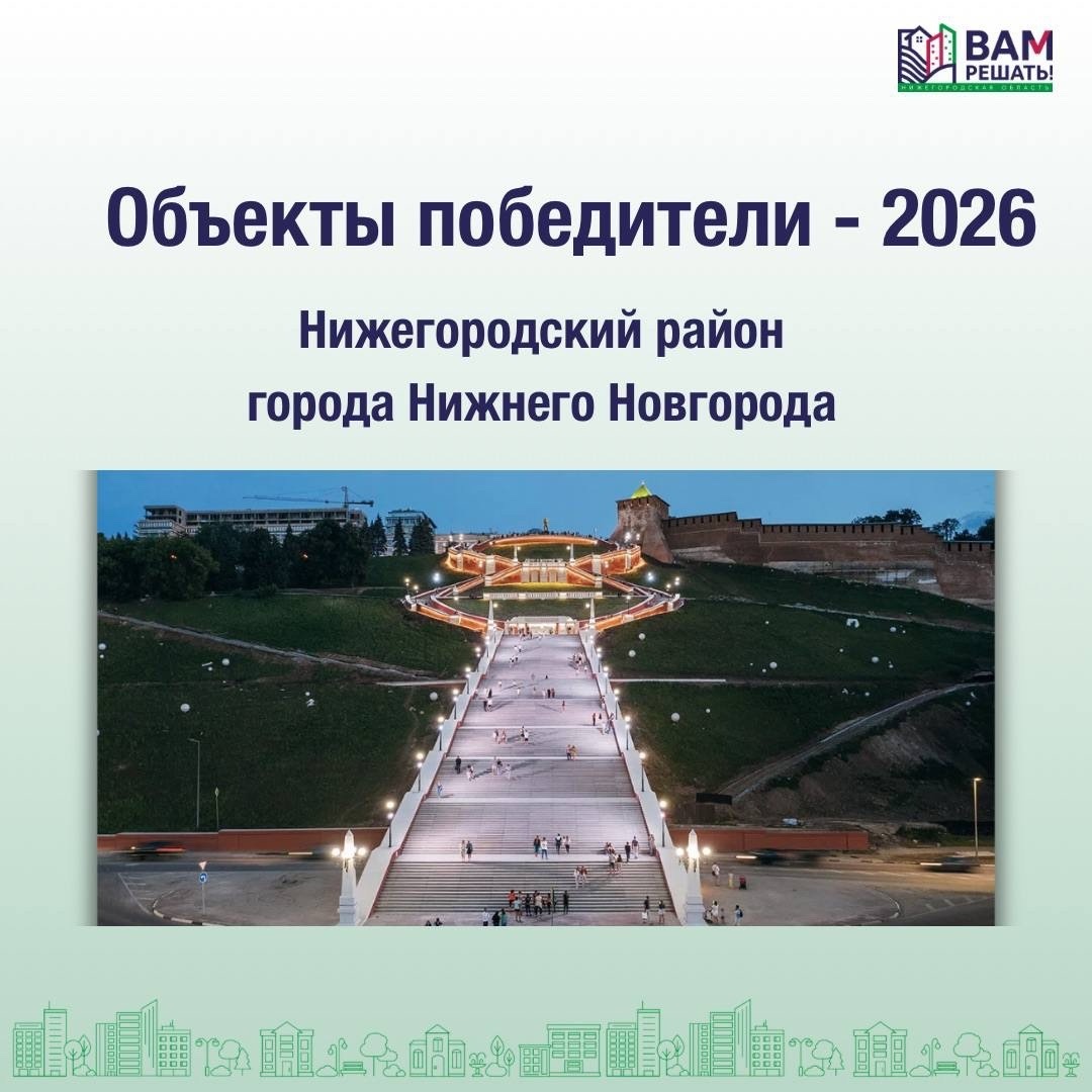 Победители — 2026: Нижегородский район города Нижнего Новгорода