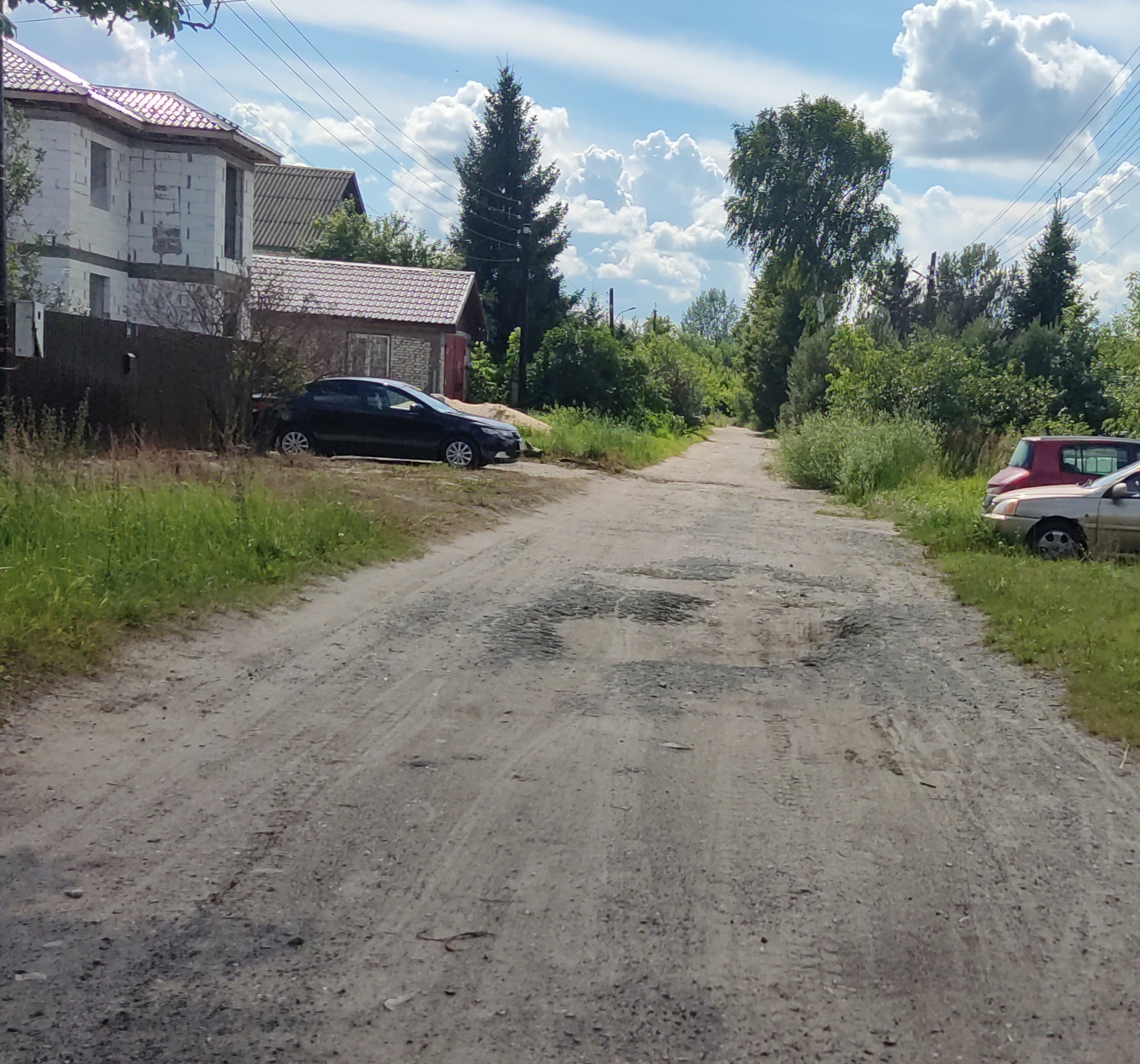 Ремонт проезжей части автодороги по ул. Короленко, пер.Школьный в поселке Горбатовка