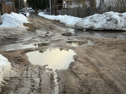 Ремонт дорог в микрорайоне Гидростроительный города Заволжье Городецкий муниципального округа