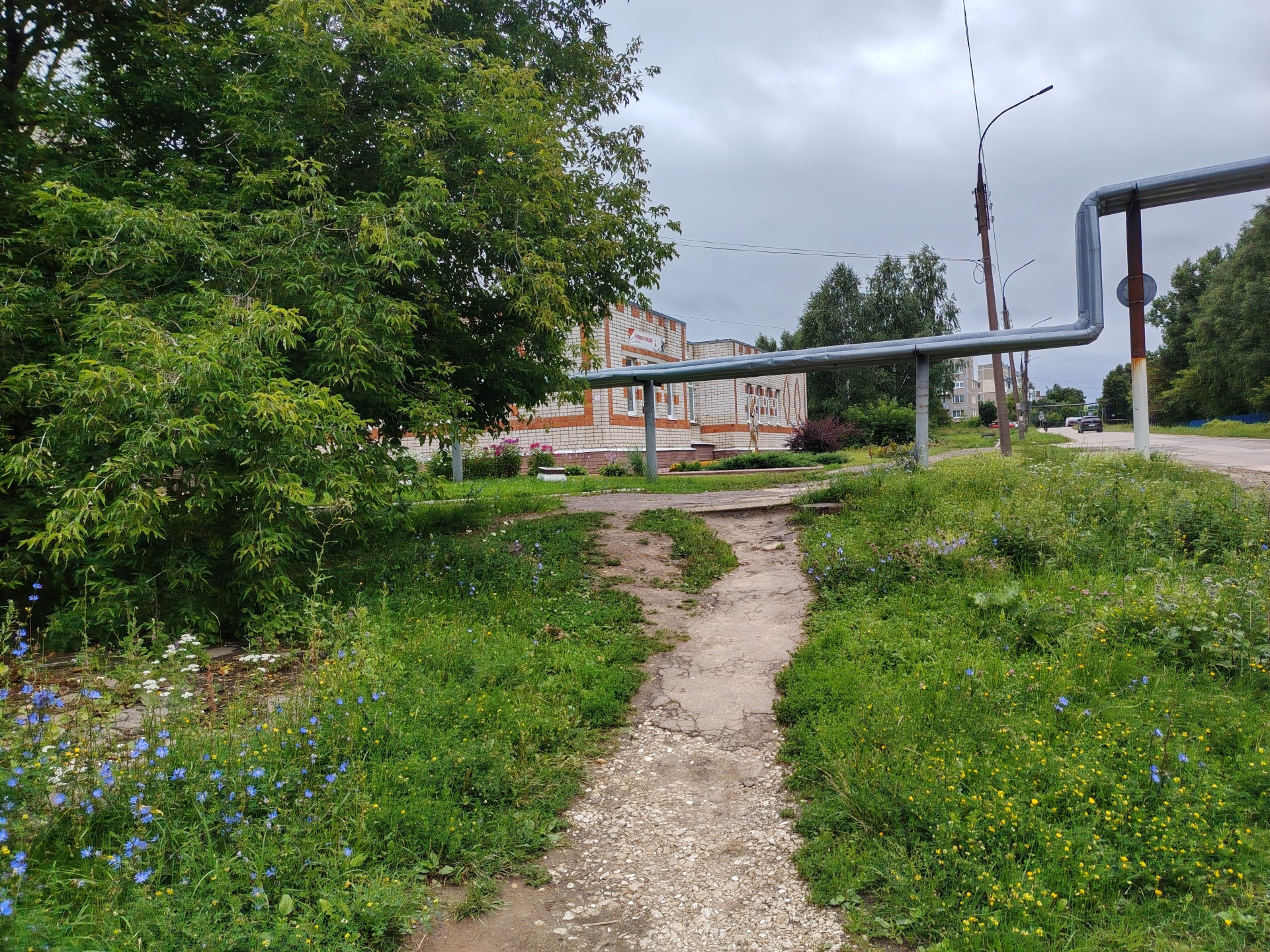 Ремонт тротуаров по улице Гагарина в городе Ворсма Павловского муниципального округа Нижегородской области, 1 этап