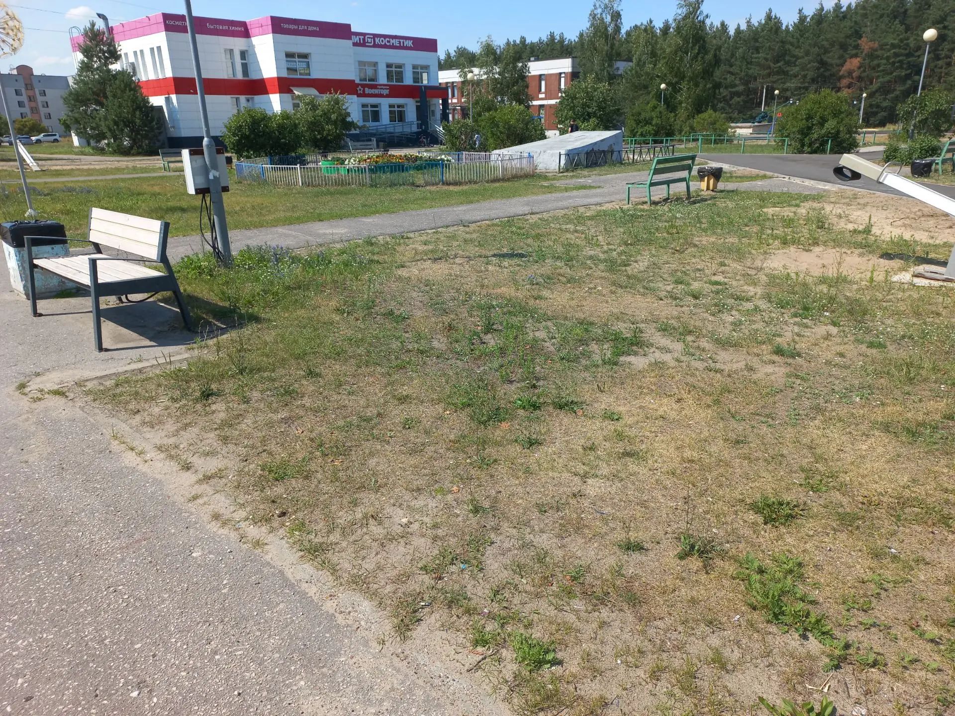 Благоустройство центральной площади ул.Гвардейская п. Мулино