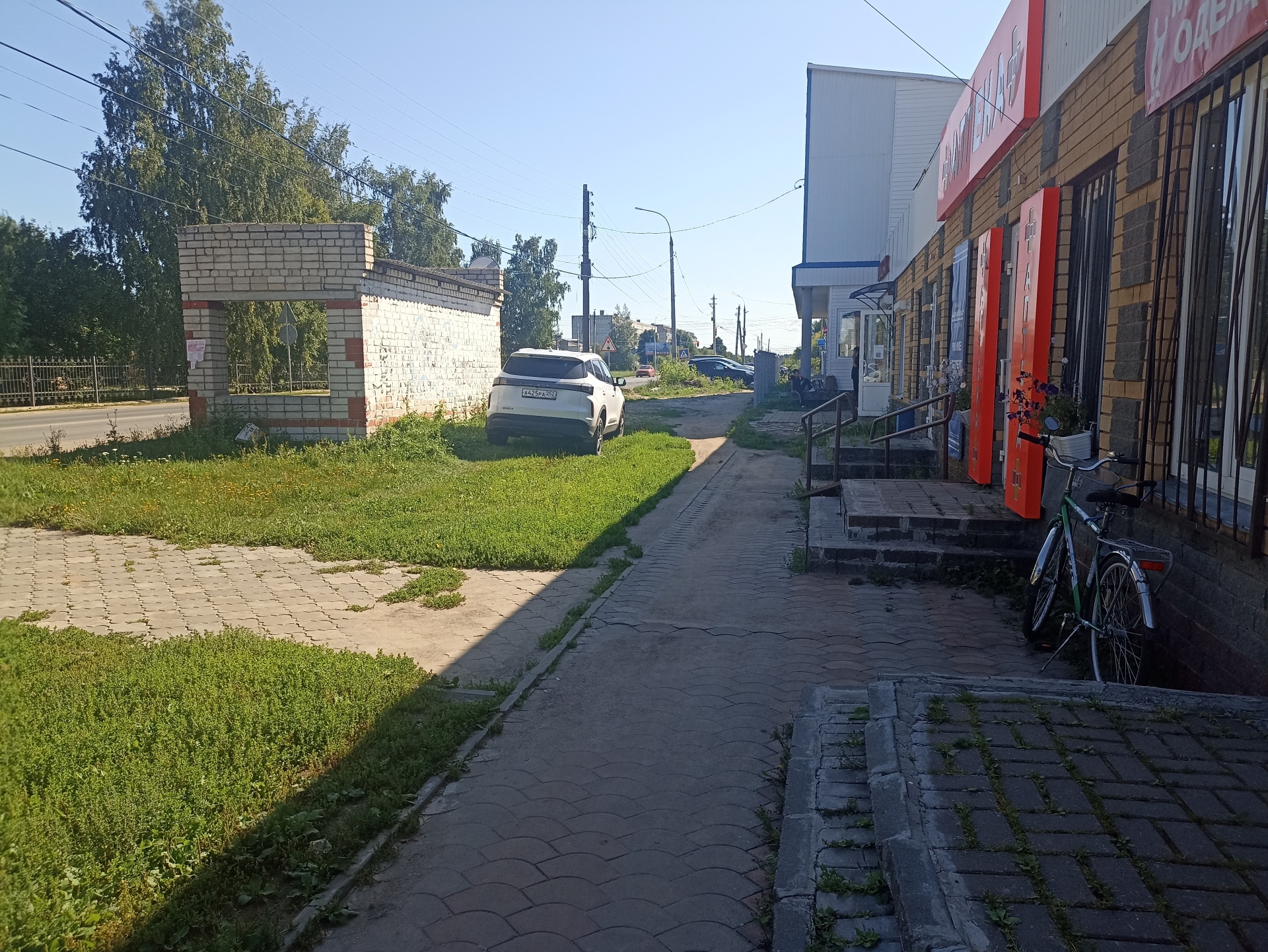 Обустройство общественного пространства по адресу: Нижегородская область, г.Перевоз, проспект Советский от д.40/1 до д.42