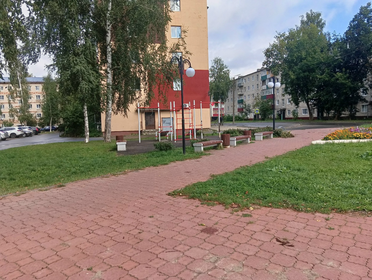 Благоустройство сквера на ул. 60 лет ВЛКСМ  в г. Кулебаки Нижегородской области