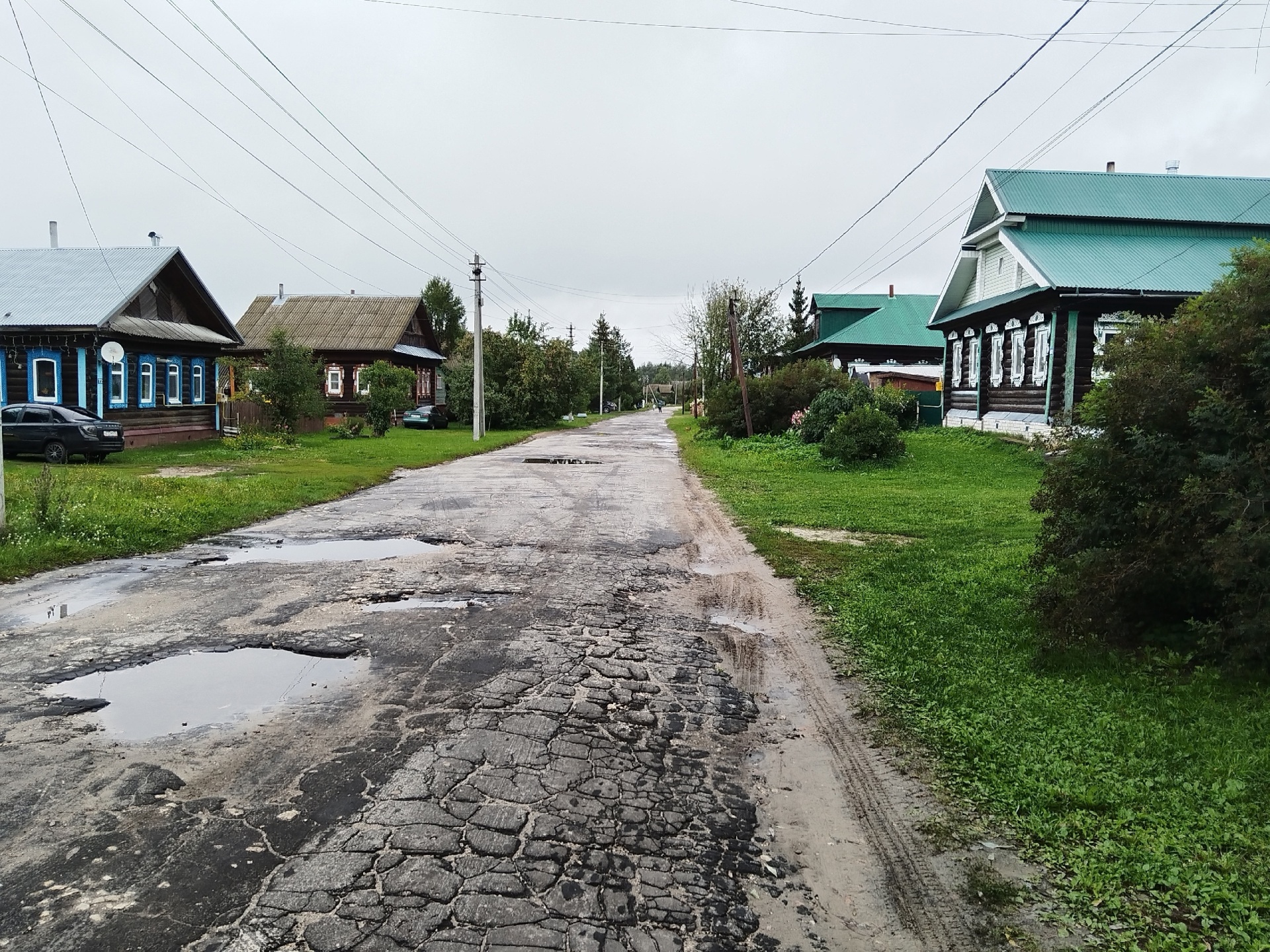Текущий ремонт асфальтобетонного покрытия дороги по адресу: Нижегородская область, м.о. Семеновский, д.Зименки, ул.Центральная от д. 63 до д. 105