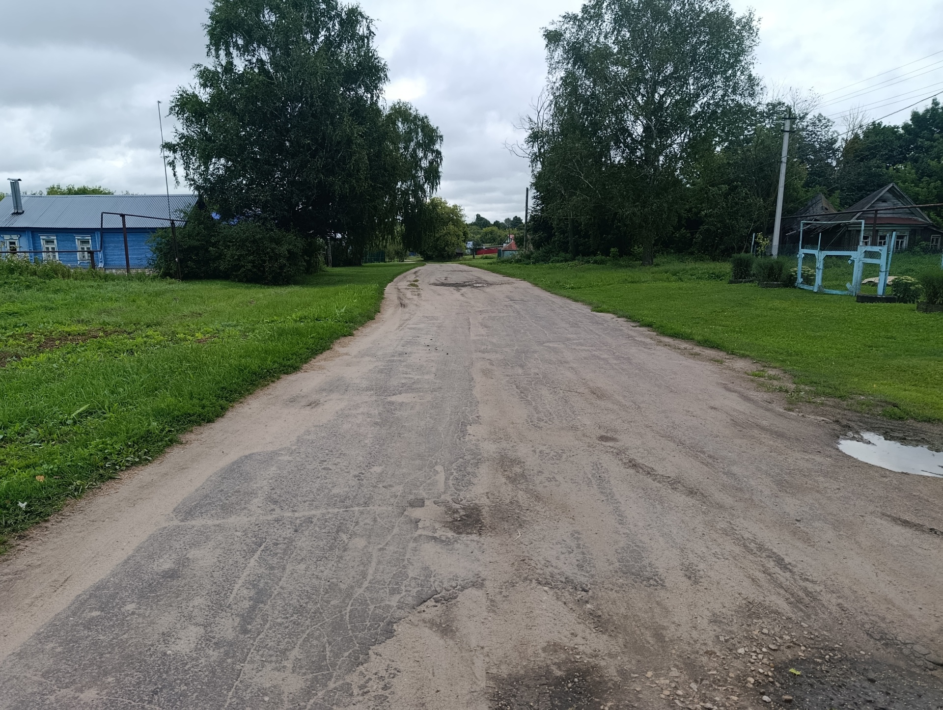 Ремонт участка автомобильной дороги местного значения в с. Кетрось, ул. Заовражная, 1Д Бутурлинского муниципального округа Нижегородской области