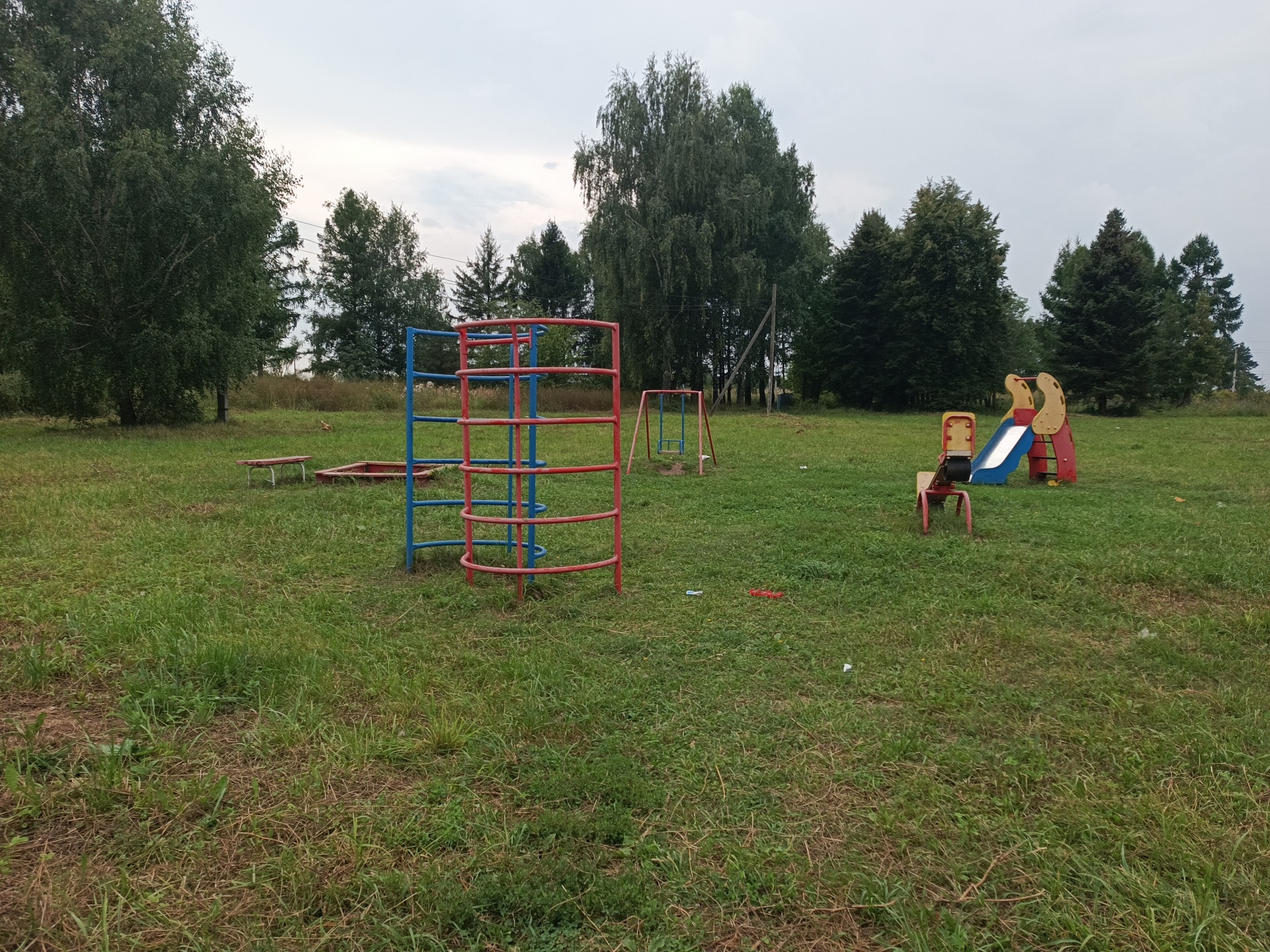 Установка детской площадки по адресу Нижегородская область, Княгининский муниципальный округ, с. Белка