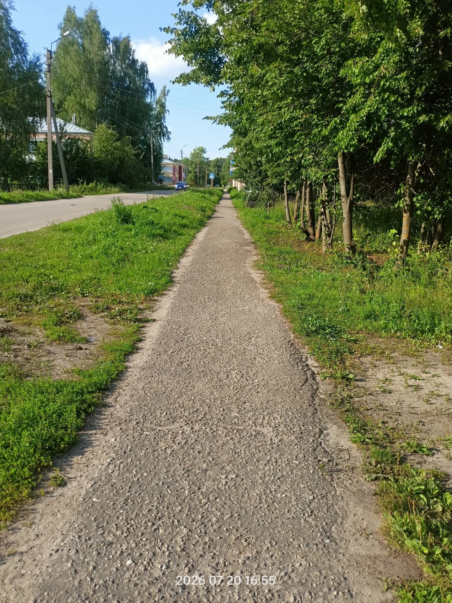 Обустройство тротуара на улице Юбилейной с. Большое Болдино Большеболдинского муниципального округа Нижегородской области
