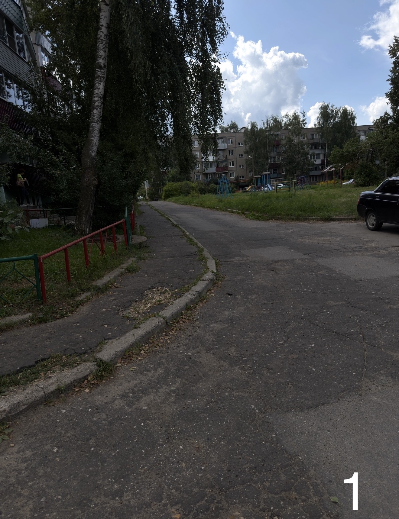 Ремонт дворовой территории дома №30А мкр Гоголя г.о.г Выкса Нижегородской области