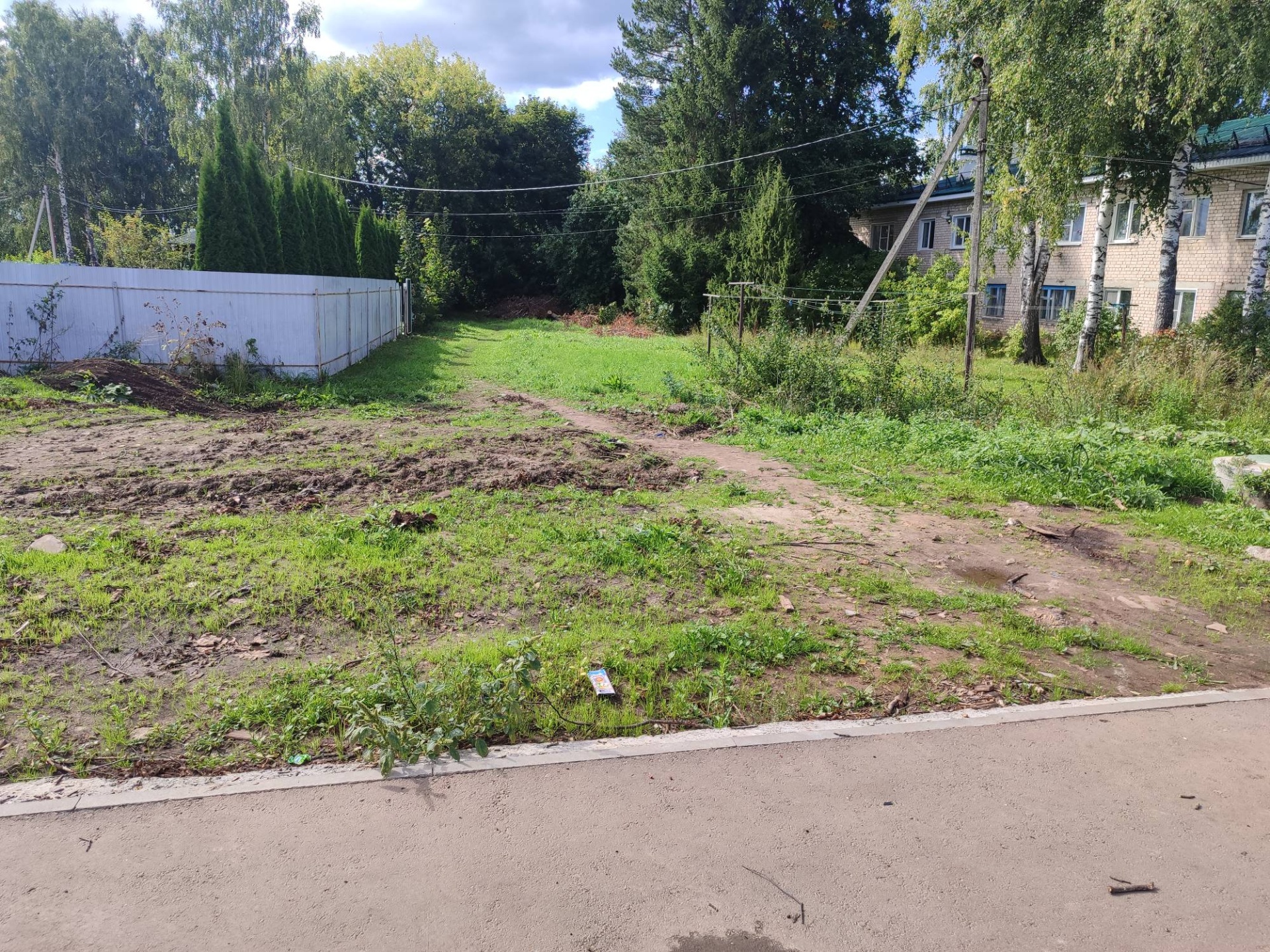 Устройство детской площадки села Малая Пица